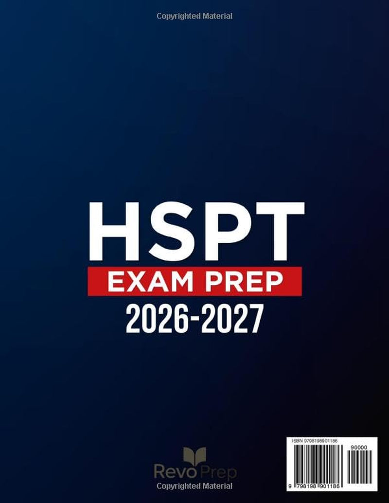 HSPT Exam Prep for Catholic High Schools: The Complete Study Guide to Top Scores! Boost Confidence with Proven Strategies, Full-Length Practice Tests & Smart Reviews | Includes Online Test Simulator