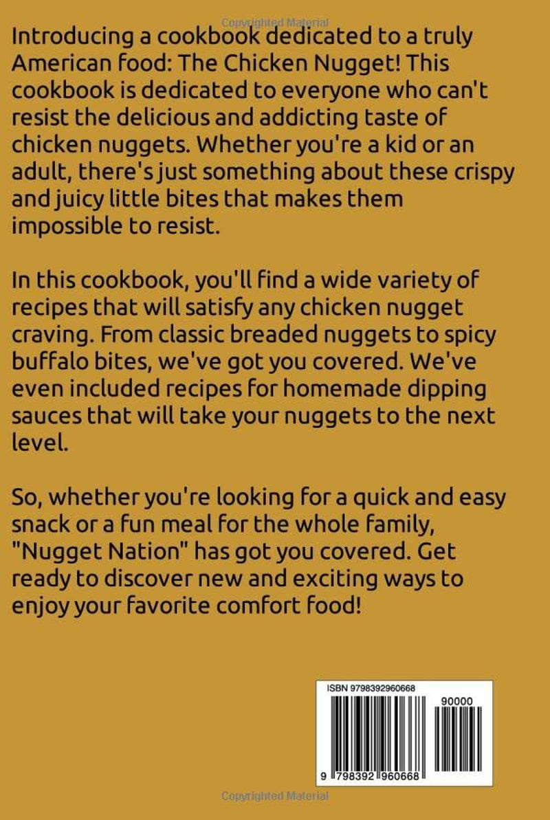 Chicken Nuggets Cookbook: herb, Encrusted, Beer Battered Grilled and Copy Cat Nugget Recipes (Lunch Menu Cookbook)