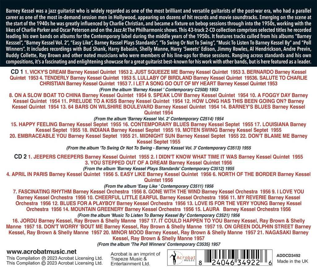 The Contemporary Years: Selected Recordings 1953-57