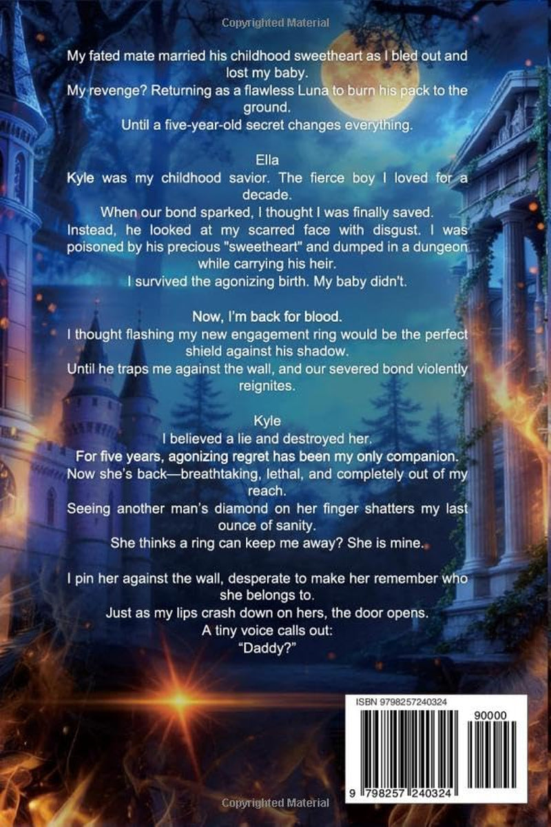 The Lycan Alpha's Scarred Mate: A Rejected Fated Mate Secret Pregnancy Revenge Romance (The Moonlit Vows)