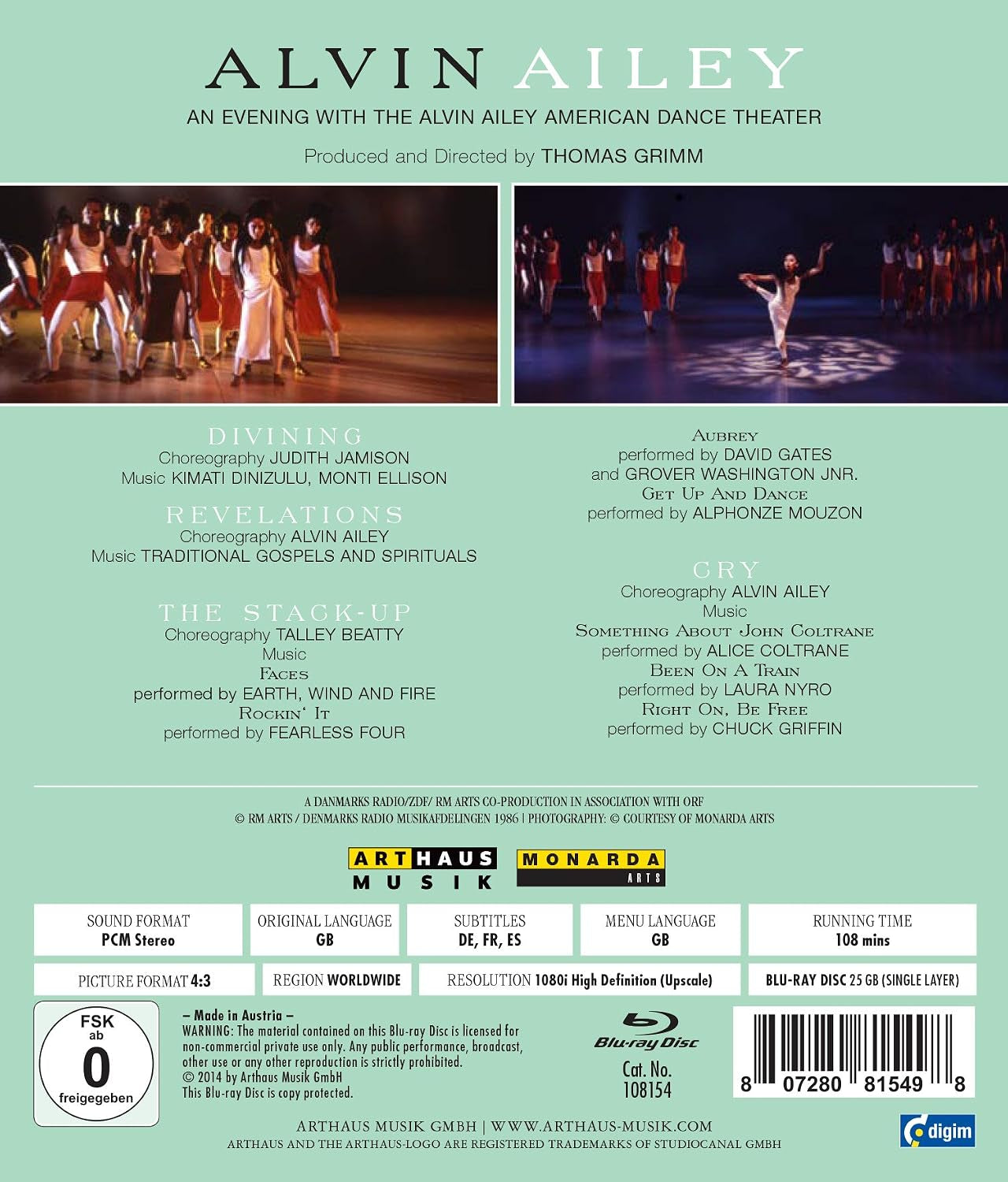 Alvin Ailey: An Evening with the Alvin Ailey American Dance Theater