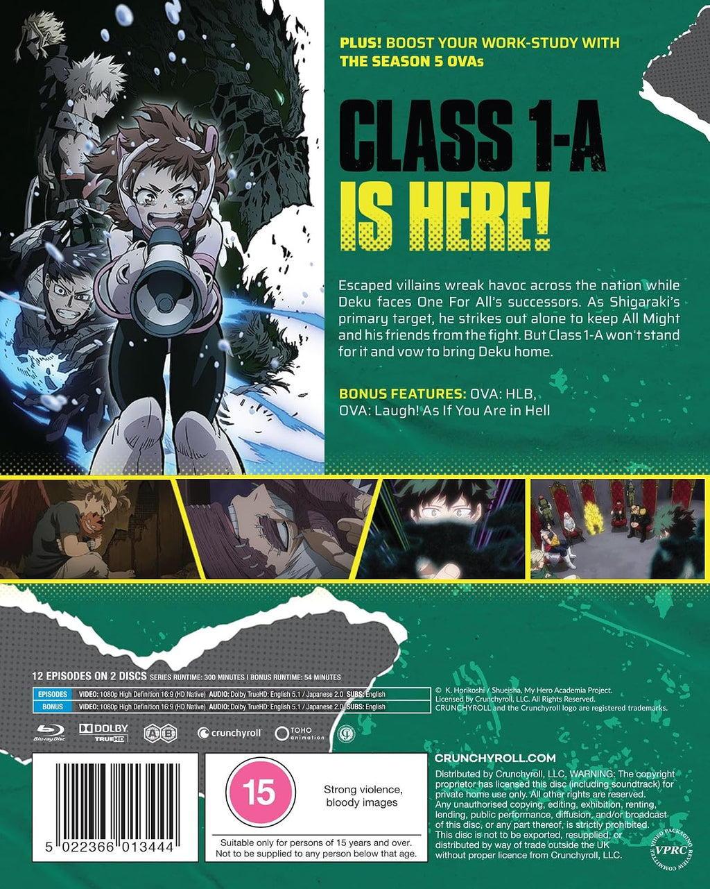 My Hero Academia - Season 6 Part 2 [Blu-ray] [Region A & B]