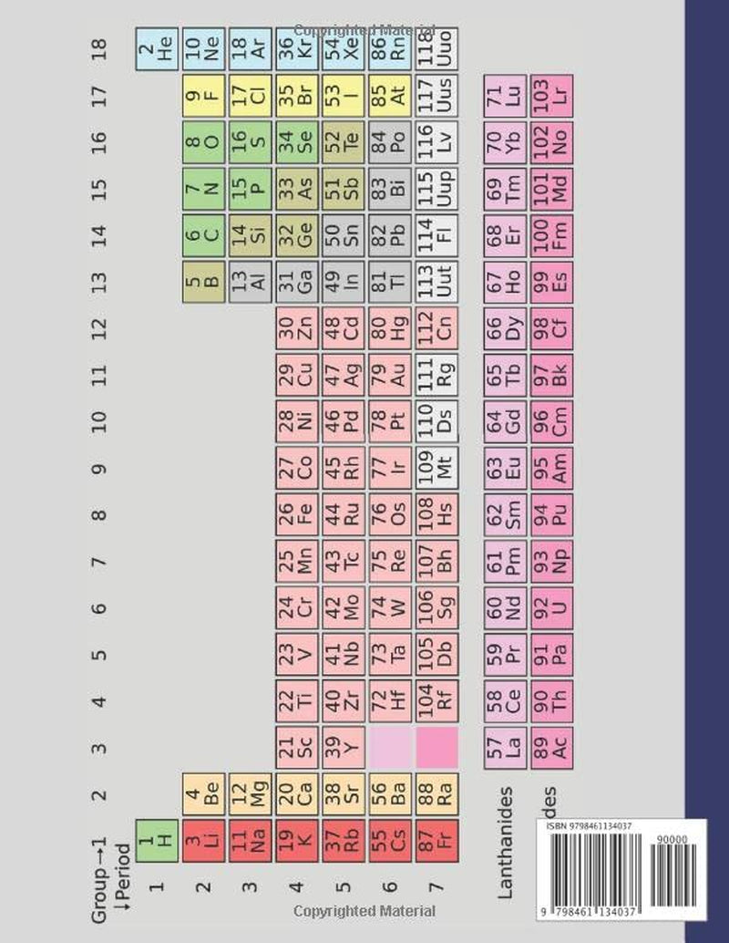 Chemistry Notebook: Hexagonal graph paper notebook for drawing organic chemistry structures | Organic Chemistry and Biochemistry Notebook |Perfect for ... studies| With periodic table on back cover