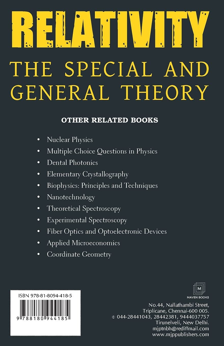Relativity: The Special and the General Theory