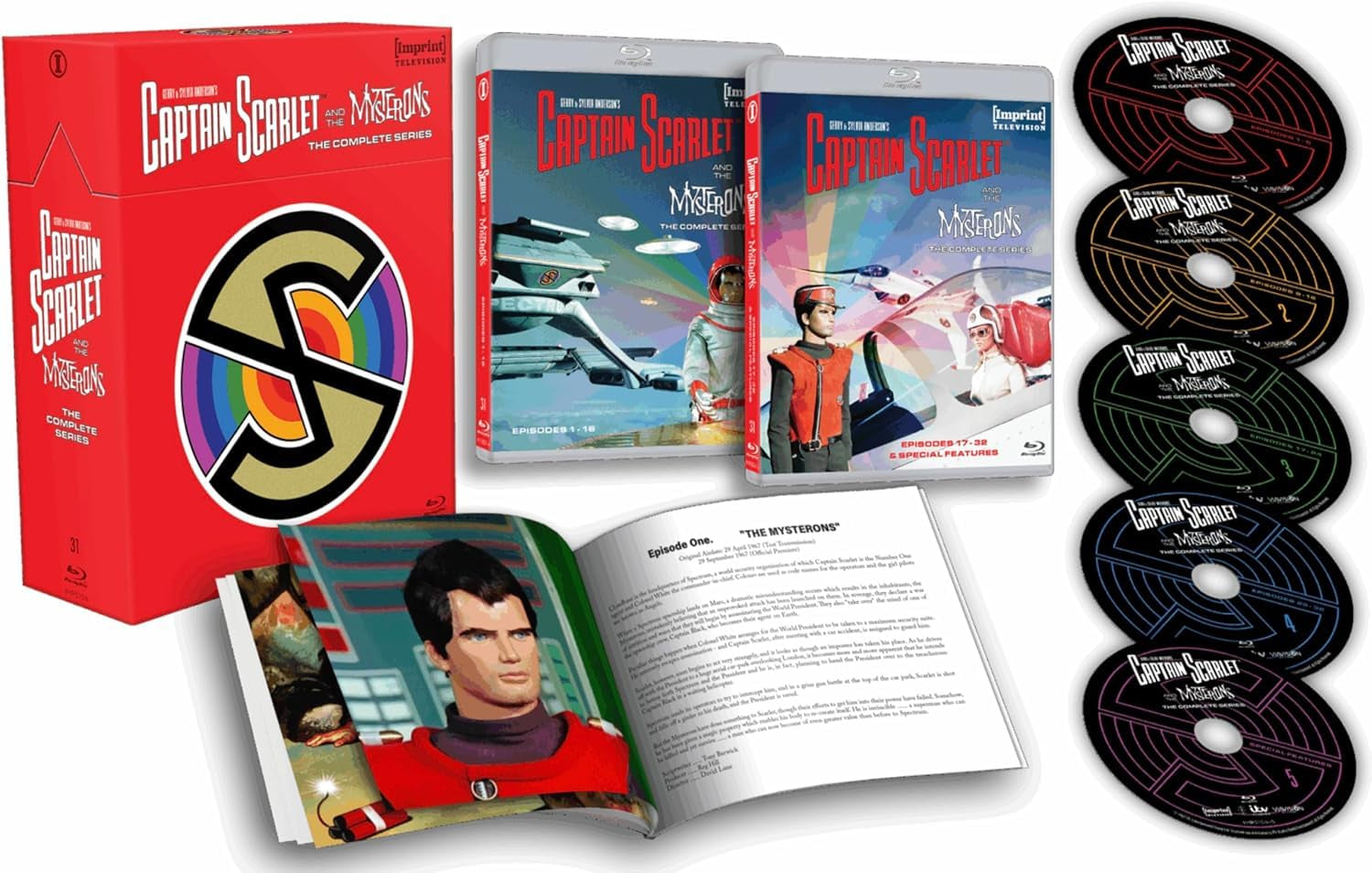 Captain Scarlet and the Mysterons: The Complete Series (1967 – 1968) [Imprint Limited Edition] (Blu-Ray)