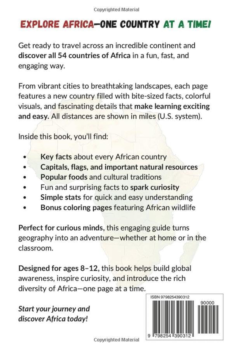 Discover the Continent of Africa: 54 Countries with Fun Facts, Food & Culture: A Journey Through Every Country