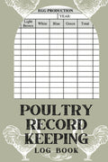 Poultry Record Keeping Log Book: Keep Track of Egg Production, Health, Expenses and Income for Farm or Backyard Chicken Coop, Perfect Gift for Chicken Lovers, Farmers, Homesteaders