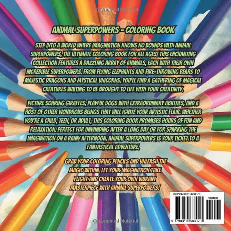 ANIMAL SUPERPOWERS: COLORING BOOK
