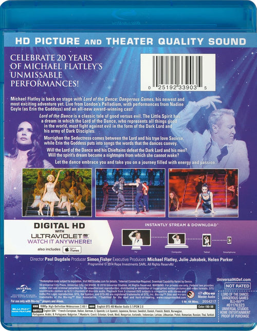 Lord of the Dance: Dangerous Games [Blu-ray]
