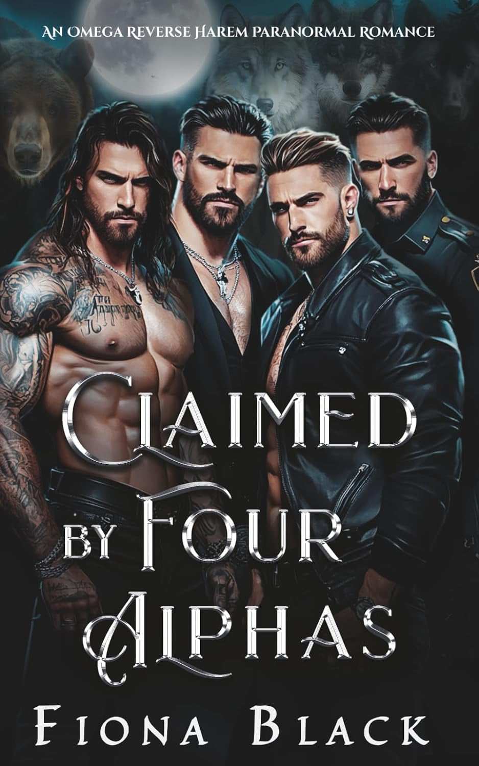 Claimed by Four Alphas: An Omegaverse Reverse Harem Paranormal Romance - Book 1 (Claimed by the Four Alphas)