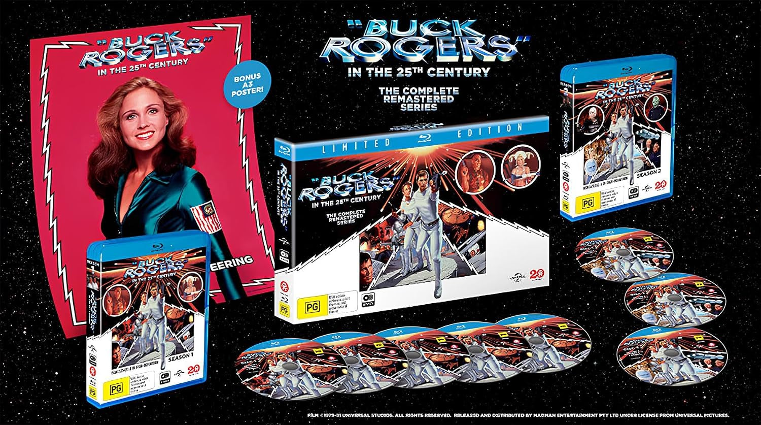 Buck Rogers in the 25th Century: The Complete Series [8-Disc Set] [1979-1981] [Blu-ray] [Region Free]