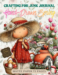 Crafting for Junk Journals Hand-Drawn Spring Ephemera Book: High Quality Images Of Peoples, For Paper Crafts, Collage Art, and More. (Matte Paper)