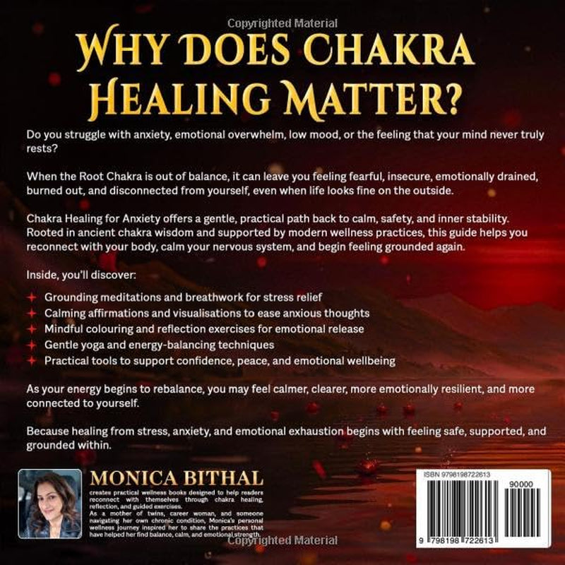 Chakra Healing for Anxiety: A Practical Guide to Root Chakra Healing for Calming Anxiety, Releasing Fear, and Restoring Inner Strength (The Chakra Collection)