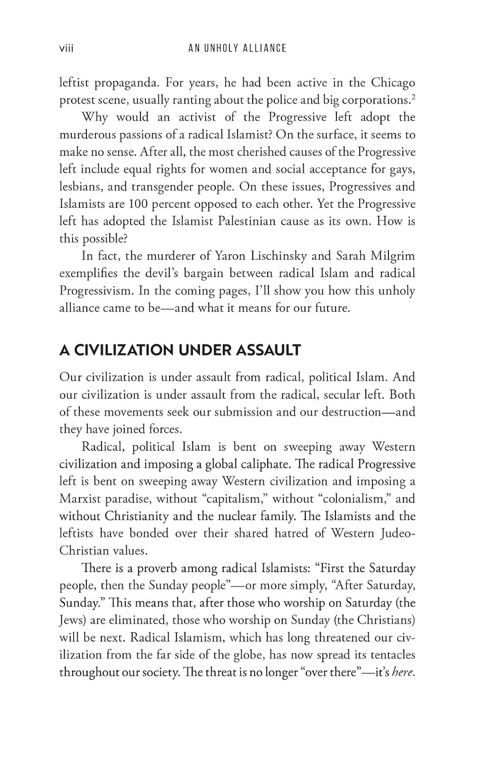 An Unholy Alliance: How Progressivism Brought About an Islamist Invasion