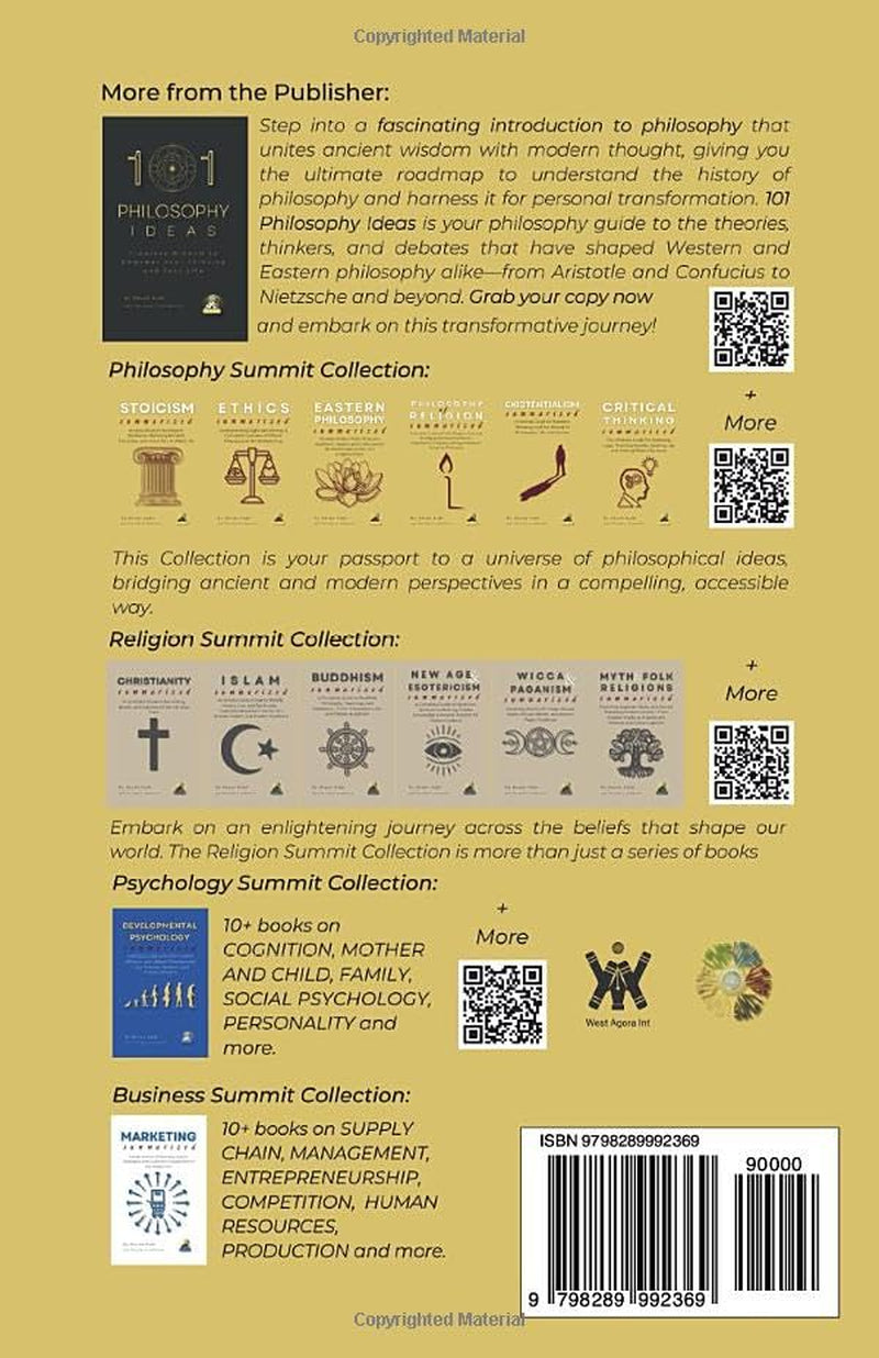 POLITICAL PHILOSOPHY Summarized: Key Thinkers, Theories, and Debates on Power, Justice, and Freedom—From Plato to Postmodernism (Philosophy Summit Collection)