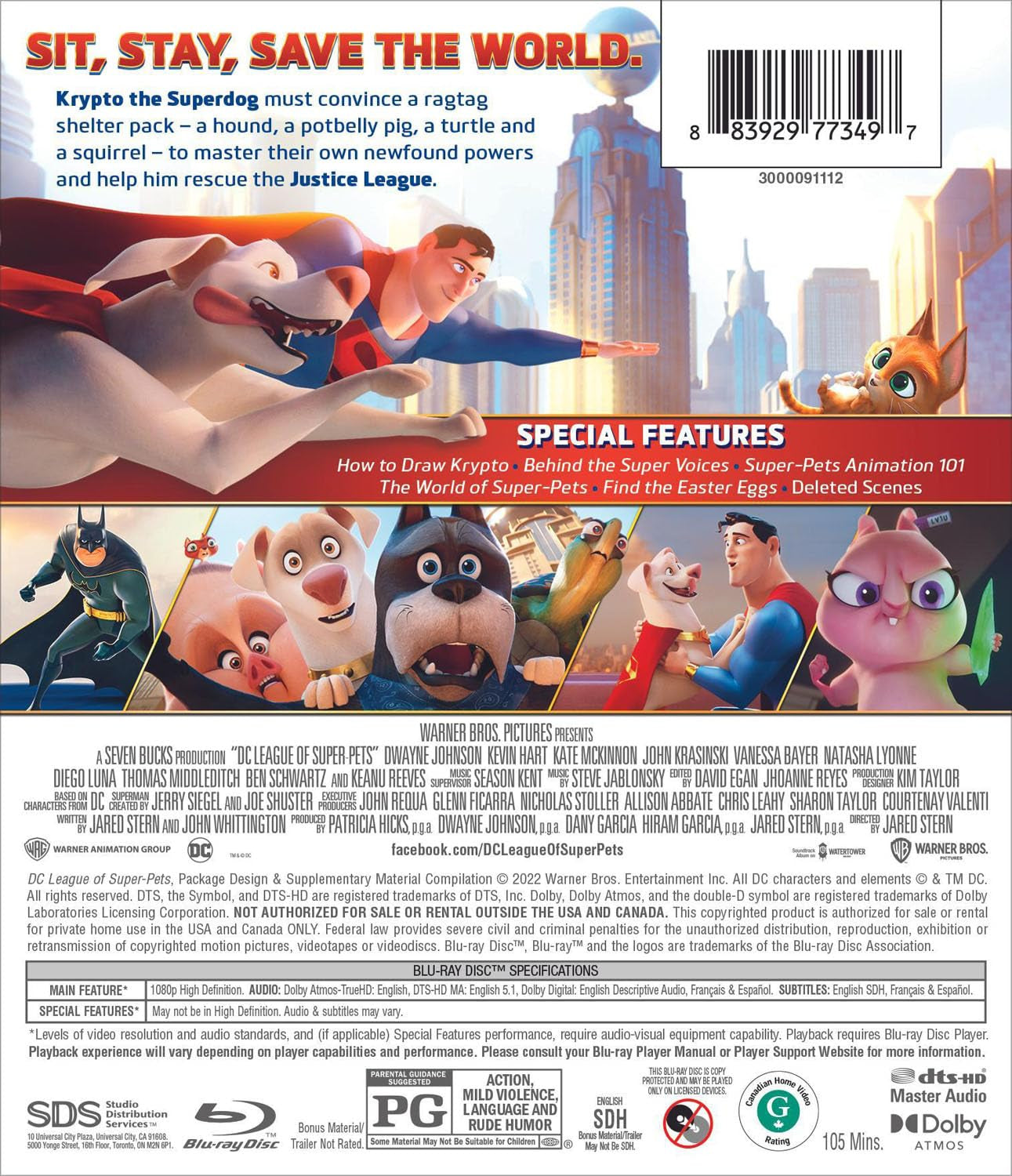DC League of Super-Pets (Blu-ray)