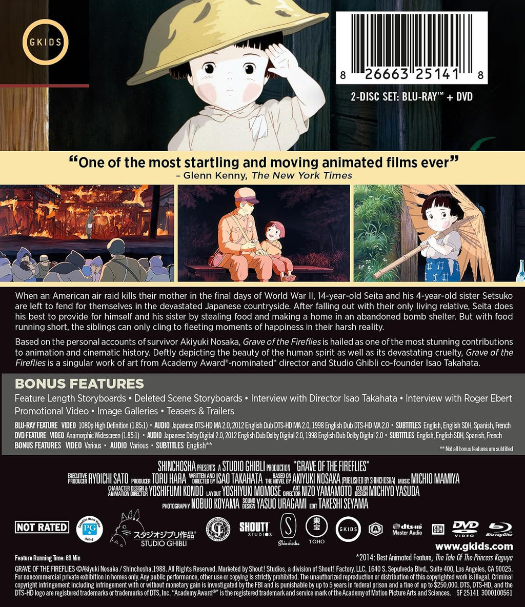 Grave of the Fireflies - Blu-ray + DVD