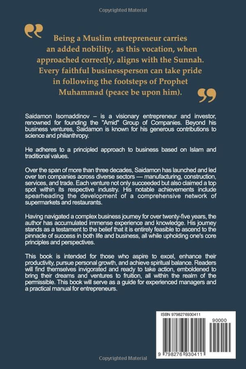Islam and Business: Principles, approach and practices