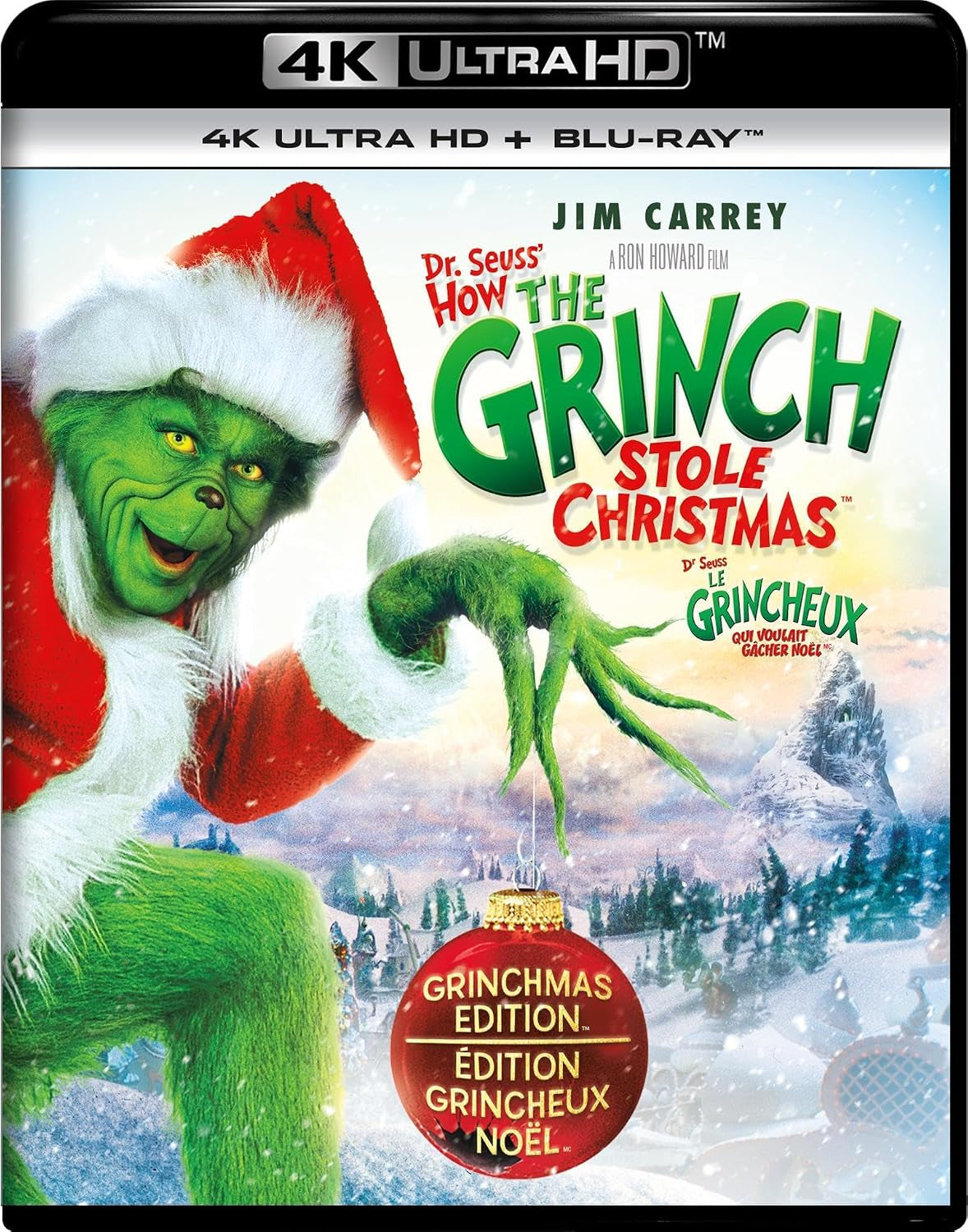 Dr. Seuss How The Grinch Stole Christmas (4k Ultra HD + Blu-ray)