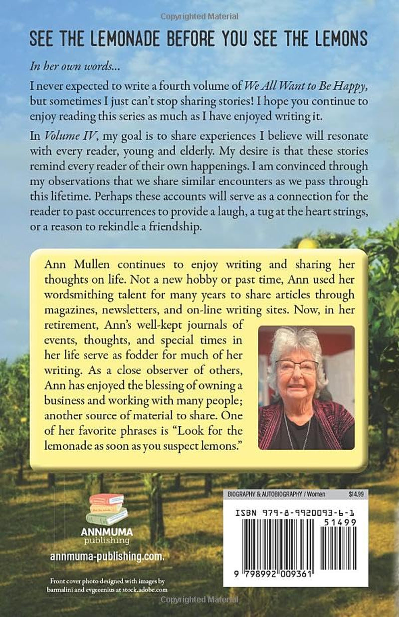 We All Want to Be Happy: A Book of Thoughts (Volume 4)
