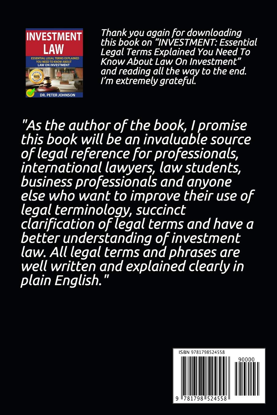 INVESTMENT LAW: Essential Legal Terms Explained You Need To Know About Law On Investment!