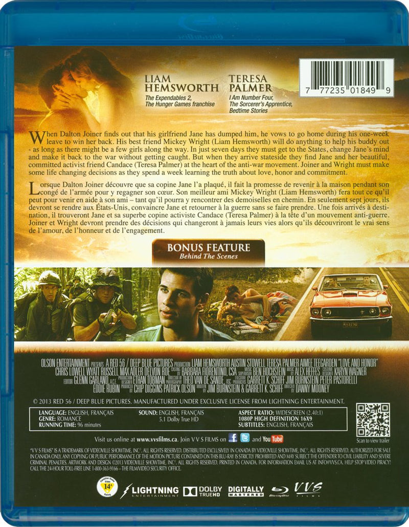 Love and Honor (Blu-ray)