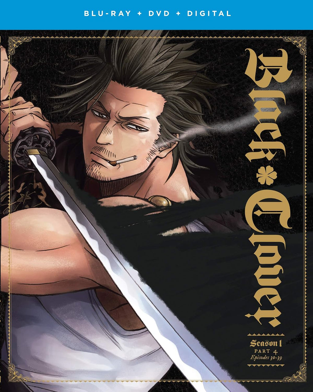 Black Clover (Season 1 Part 4 - Eps 30-39) - 4-Disc Set (+ Digital Copy) (Blu-Ray & DVD Combo) [ Blu-Ray, Reg.A/B/C Import - Australia ]
