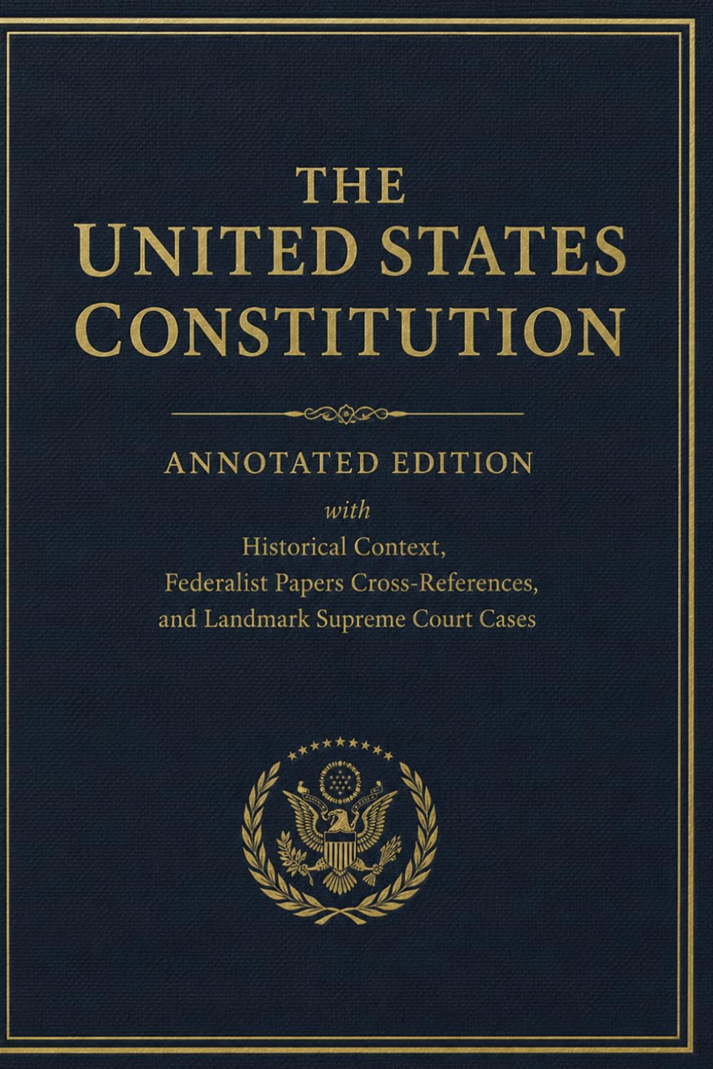The United States Constitution: Annotated Edition with Historical Context, Federalist Papers Cross-References, and Landmark Supreme Court Cases