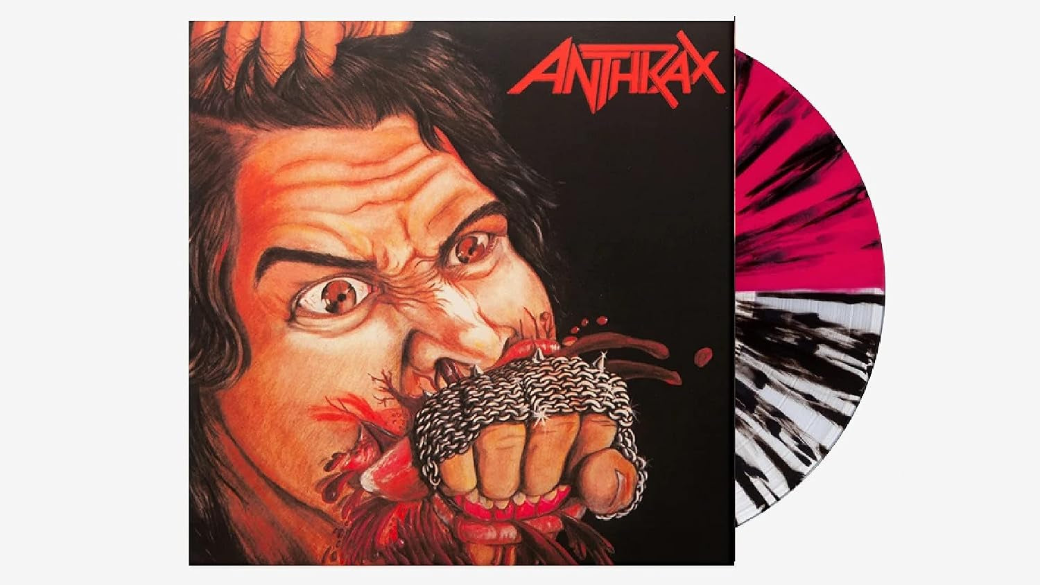 Fistful Of Metal - Exclusive Magenta Clear Split w/ Black Splatter Only 333 Copies Made Worldwide