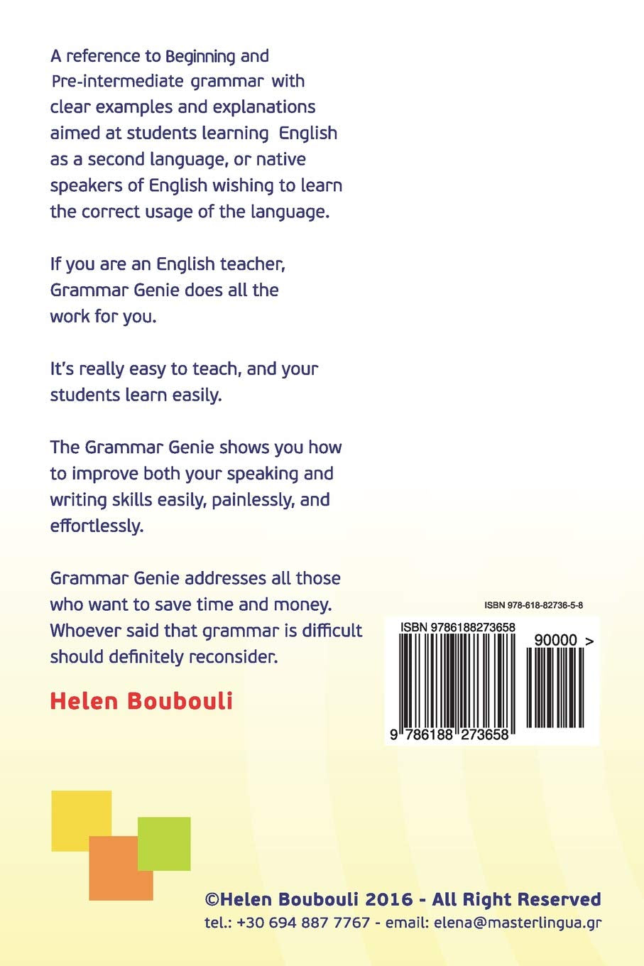 Learn with Grammar Genie: Departure Beginning-Pre-Intermediate Who said Grammar was difficult? (Grammar Genie Departure Beginning-Pre intermediate English)