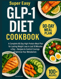 Super Easy GLP-1 Diet Cookbook: A Complete 90-Day High-Protein Meal Plan for Lasting Weight Loss in Just 10 Minutes a Day — Recipes to Control Cravings & Optimize Your Metabolism