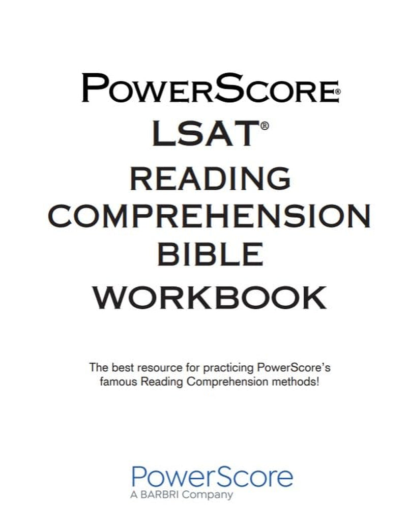 The PowerScore LSAT Workbook Pack 2026-2027: LSAT Prep Practice Companion to the LSAT Bibles. Includes Prep for Reading Comprehension and Logical Reasoning