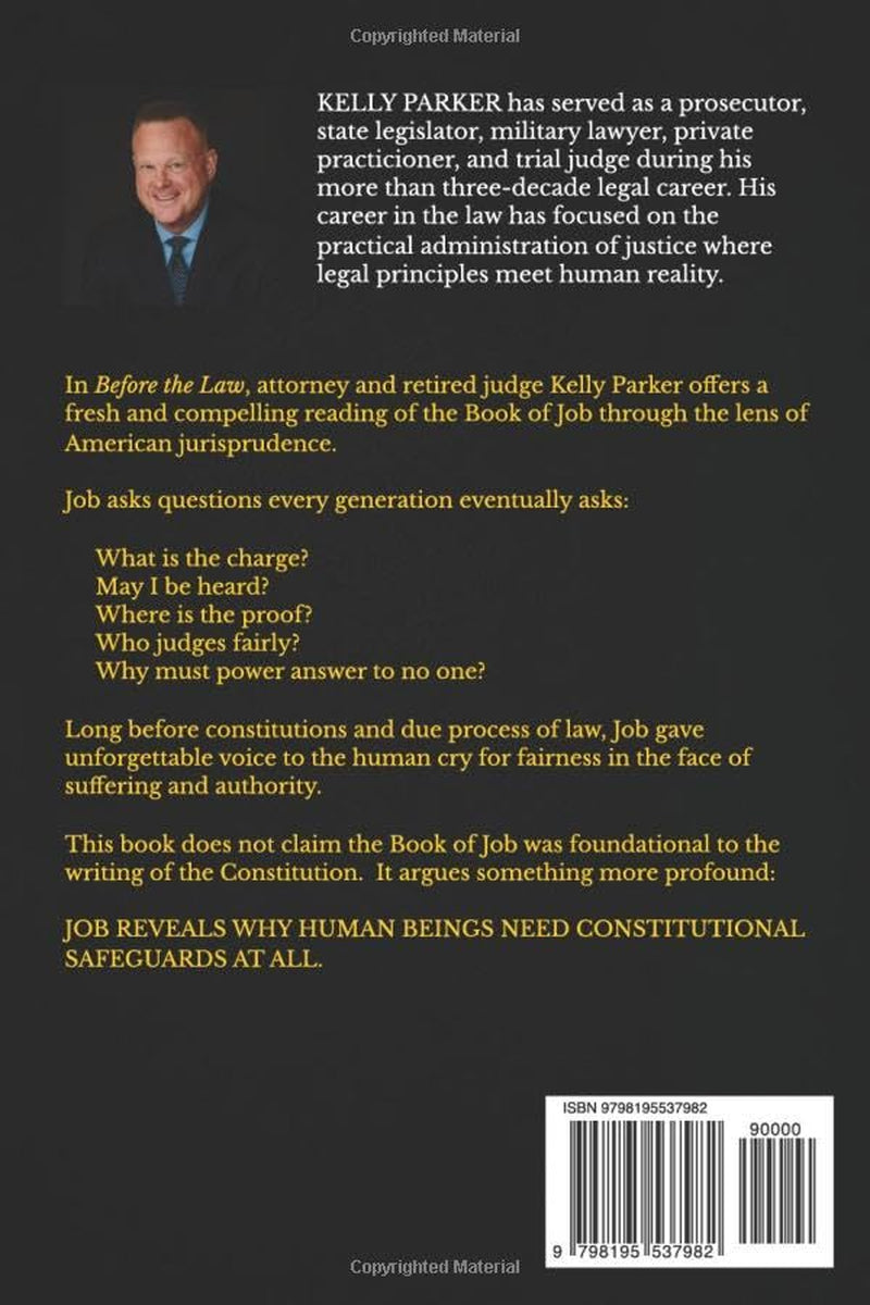 Before the Law: Justice, Suffering, and the Human Cry for Due Process in the Book of Job
