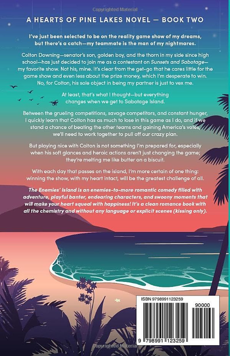 The Enemies' Island: A Sweet Adventurous Romantic Comedy (Hearts of Pine Lakes)