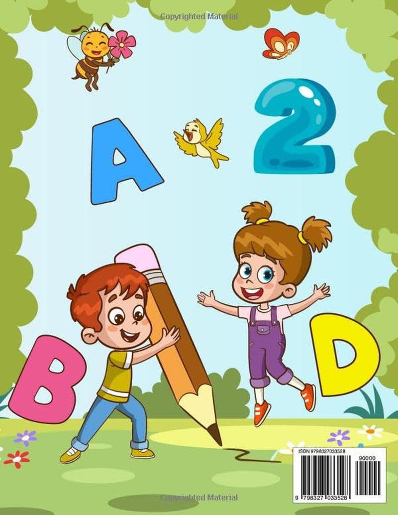 I'm Left Handed: Letter and number tracing book made specifically for left handed children. With added illustrations for coloring. Ages 3+.