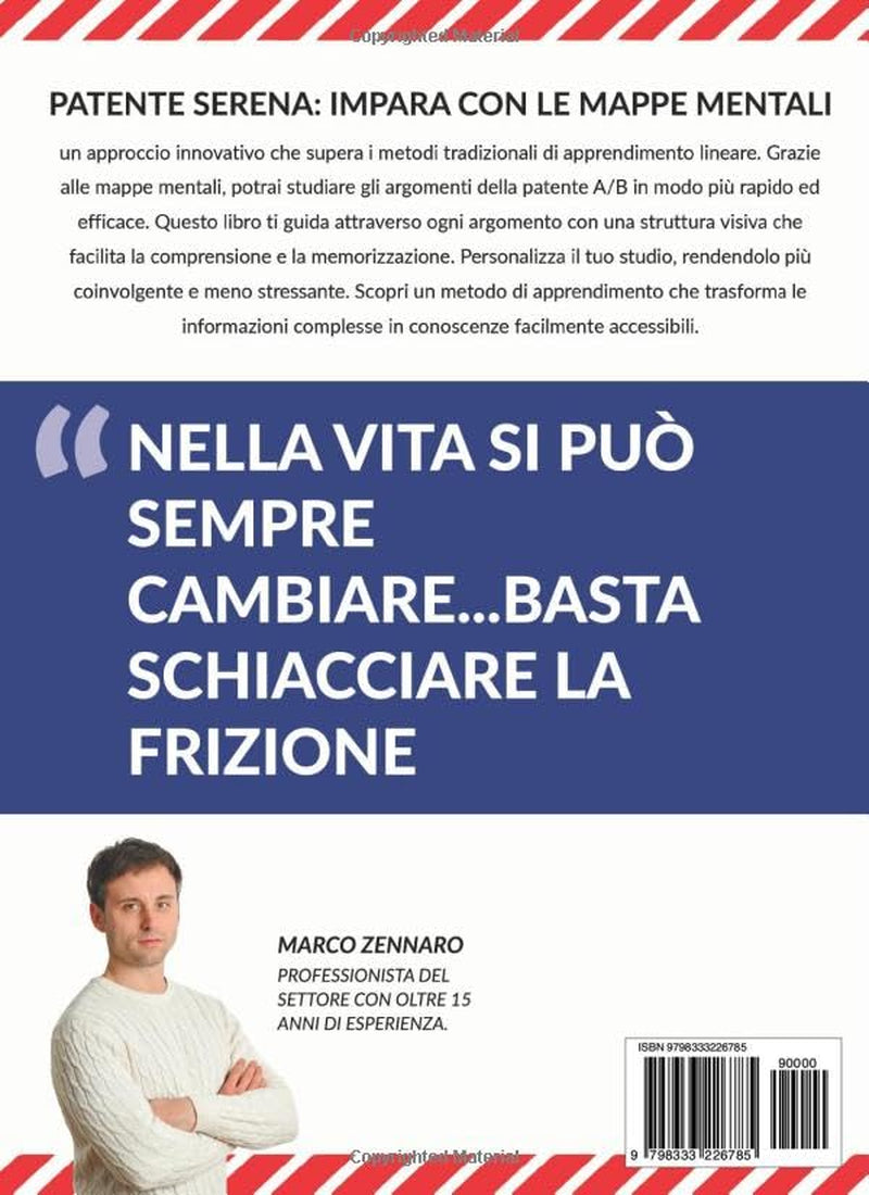Patente serena: Impara con le mappe mentali (Italian Edition)