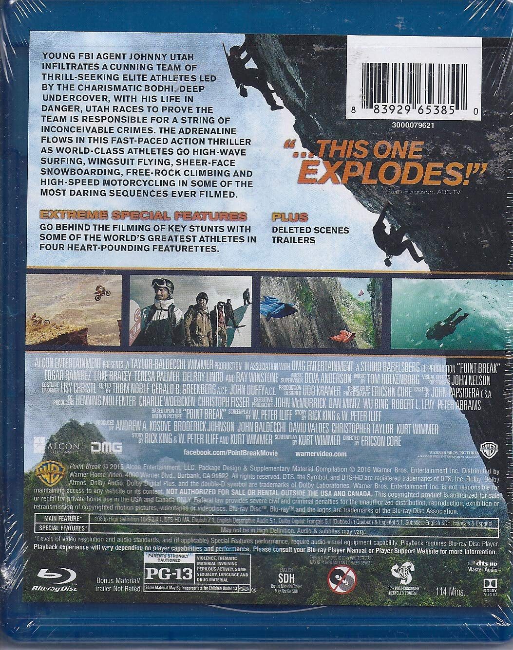 book POINT BREAK Blu-ray