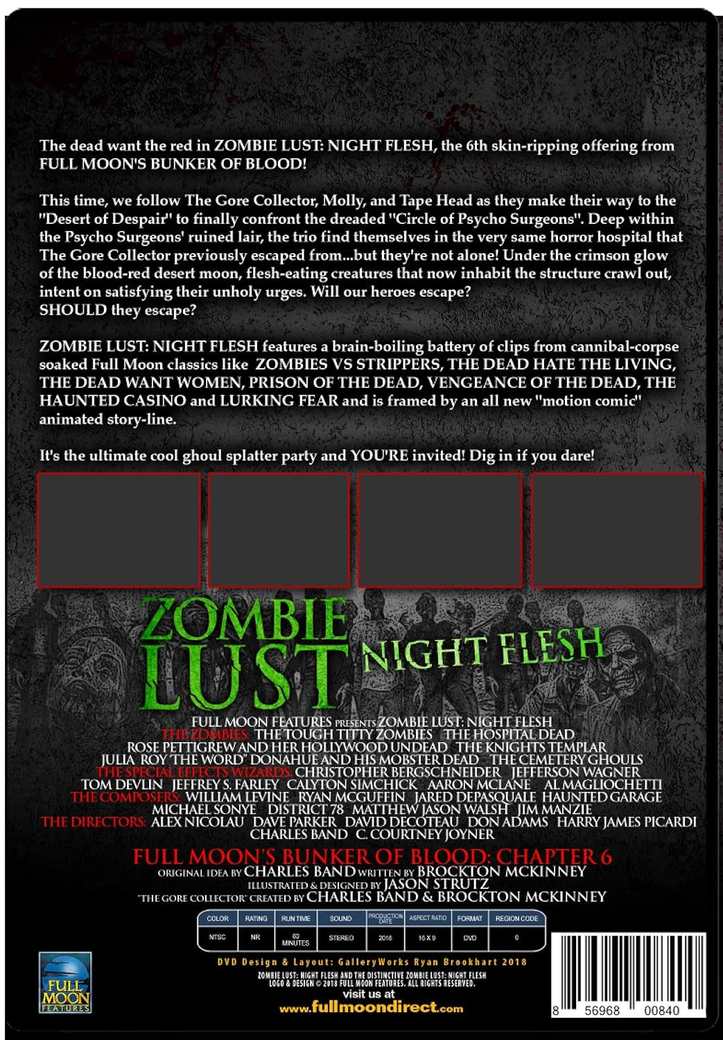 Bunker Of Blood: Chapter 6: Zombie Lust [DVD]