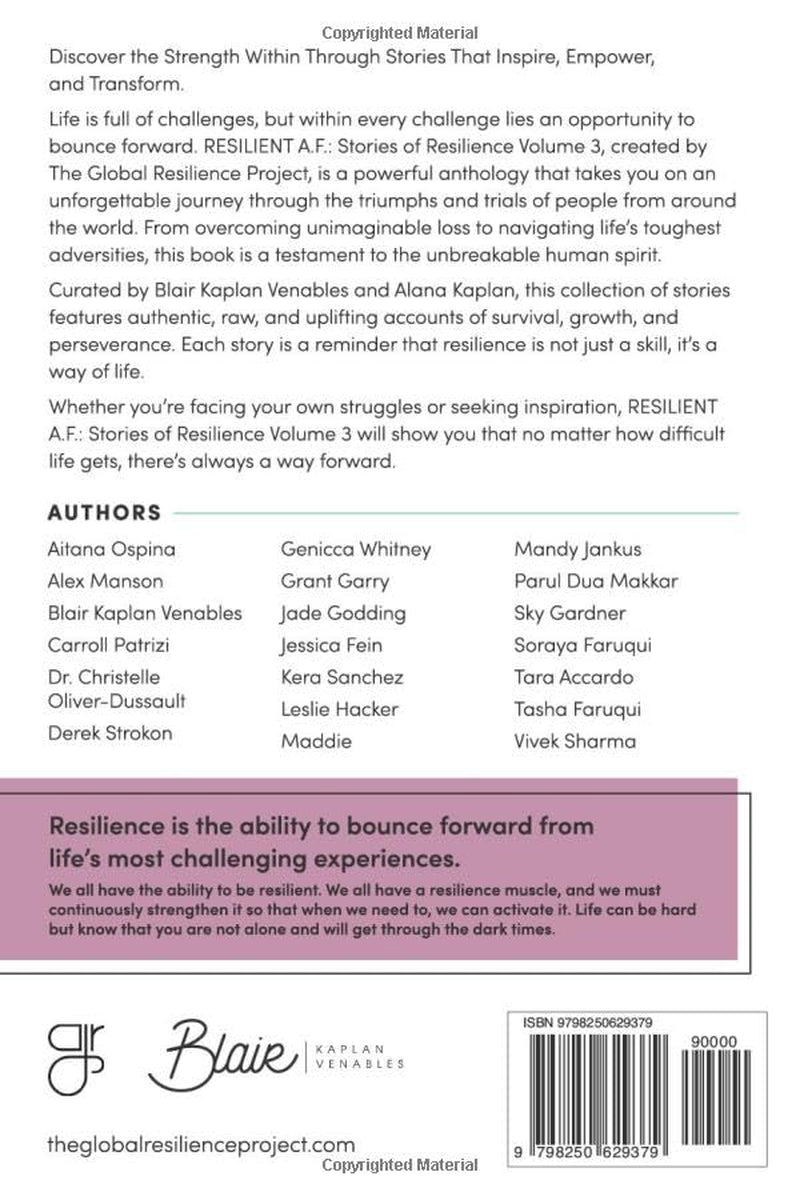 RESILIENT A.F.: Stories of Resilience Volume 3