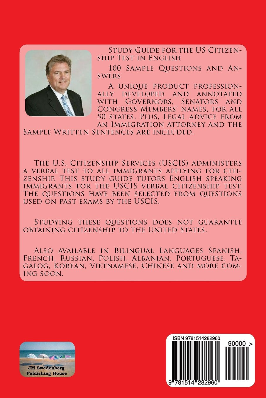 Study Guide for the US Citizenship Test in English: 2018
