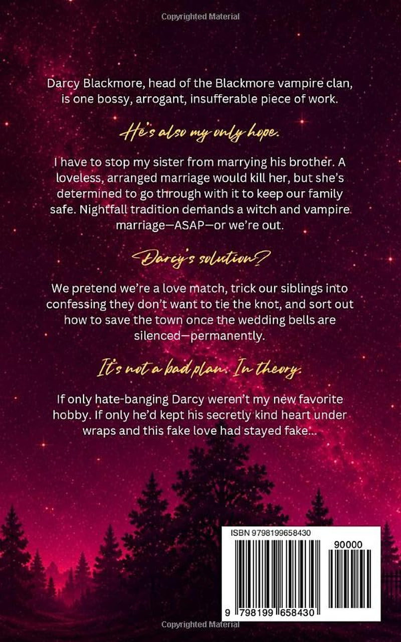 Never Fake Date a Vampire: A Steamy Enemies-to-Lovers Vampire Romance (Witches of Nightfall)