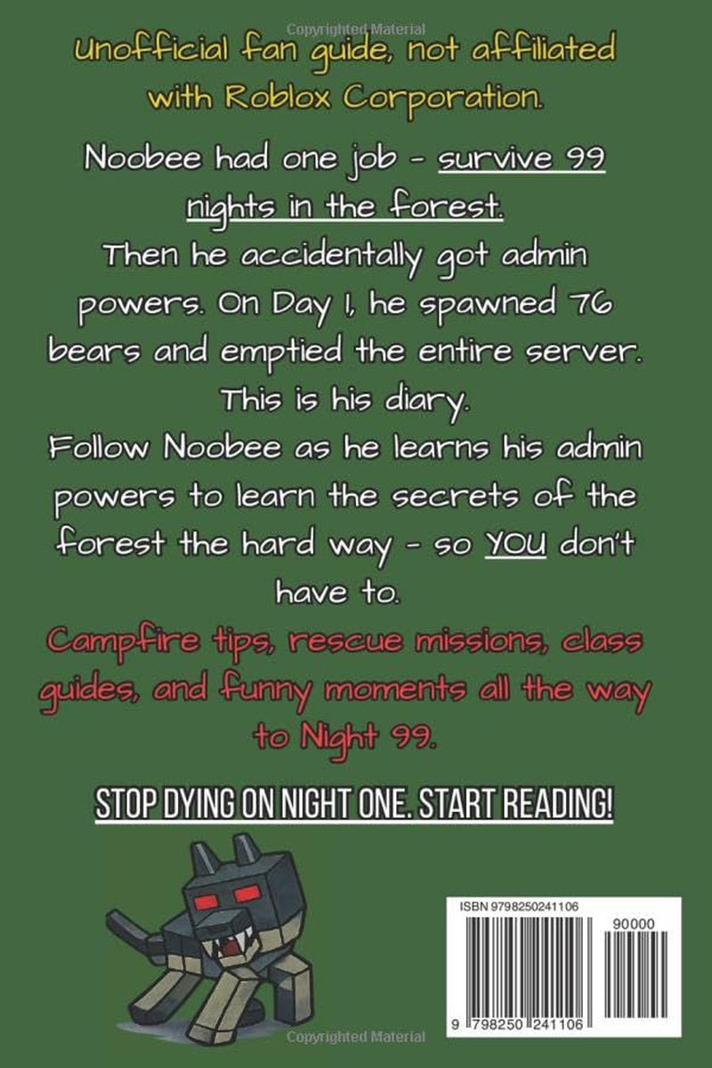 Diary of a ROBLOX Admin: 99 Nights Survival Guide: An Action-Packed, Friendly and Adventurous Survival Guide for Kids Ages 6–12 — The Perfect Gift for Family and Friends Who Love Roblox