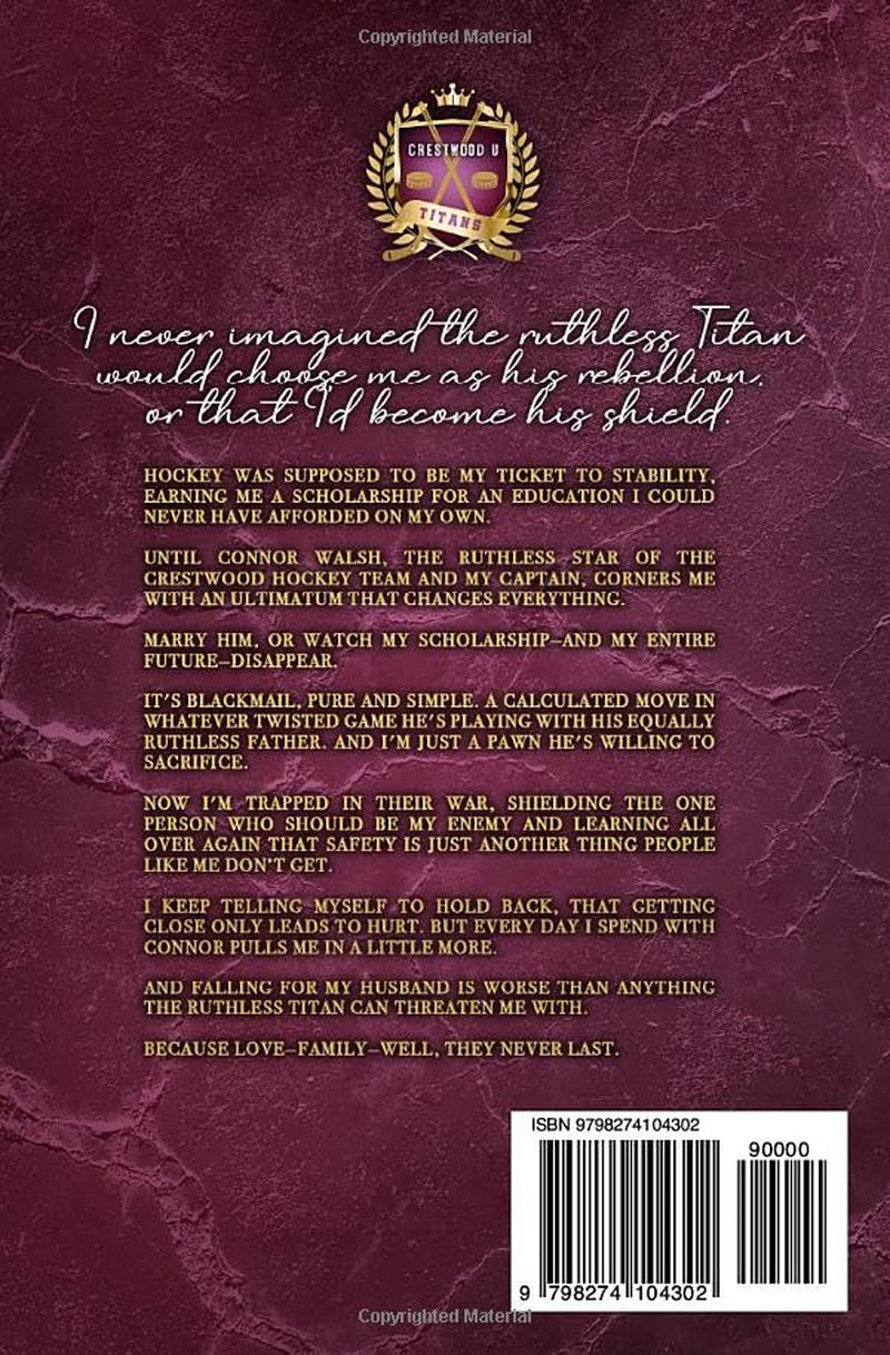 Ruthless Titan: A Dark MM College Hockey Romance (North Shore Titans Hockey)