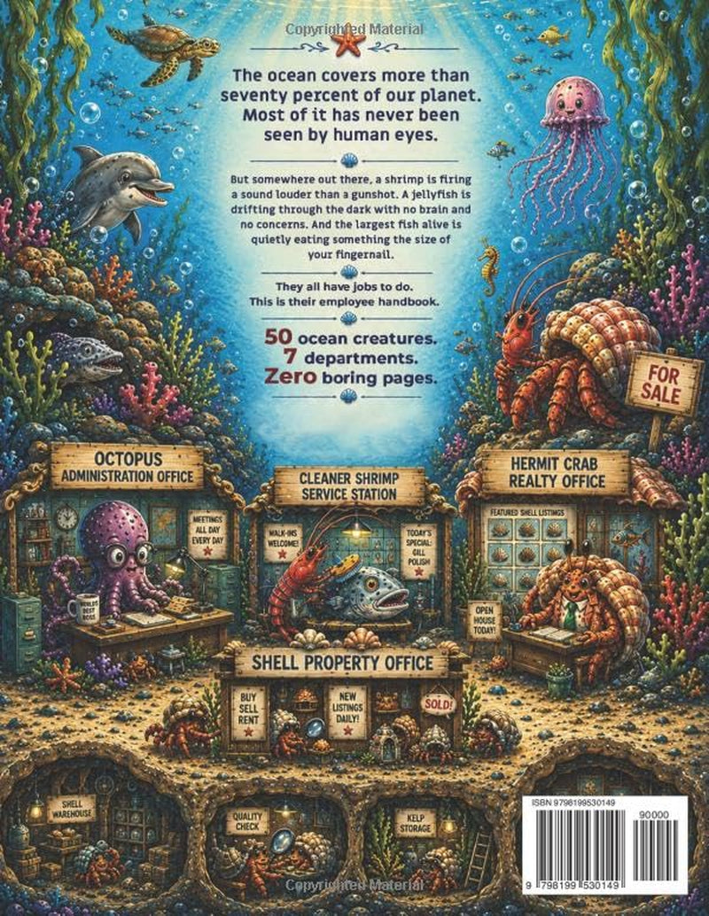 The Secret Jobs of Ocean Creatures For Kids Aged 6 to 10: An Illustrated Fun Animal Encyclopedia To Learn About Nature (Secret Animal Jobs)