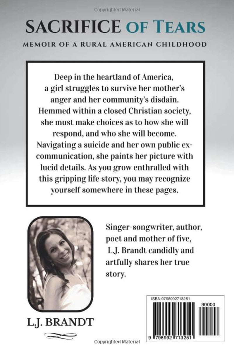 Sacrifice of Tears: Memoir Of A Rural American Childhood
