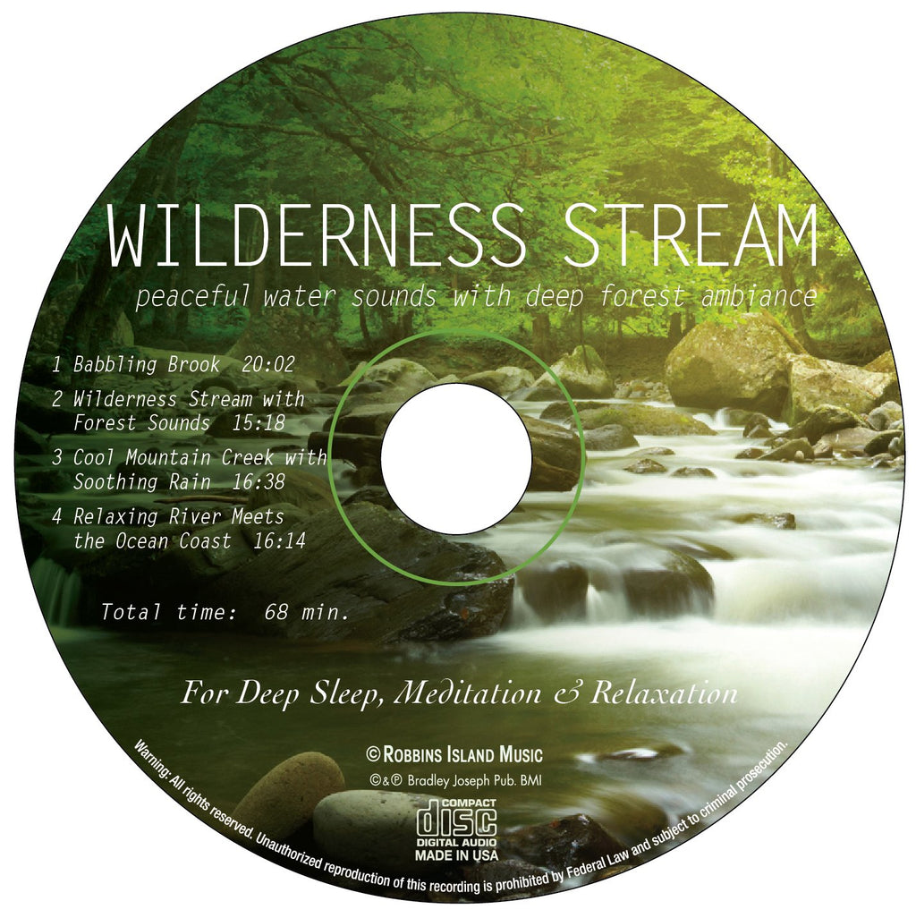 Wilderness Stream: Peaceful Water Sounds with Deep Forest Ambiance Nature Sounds, Deep Sleep Music, Meditation, Relaxation Rivers & Babbling Brooks