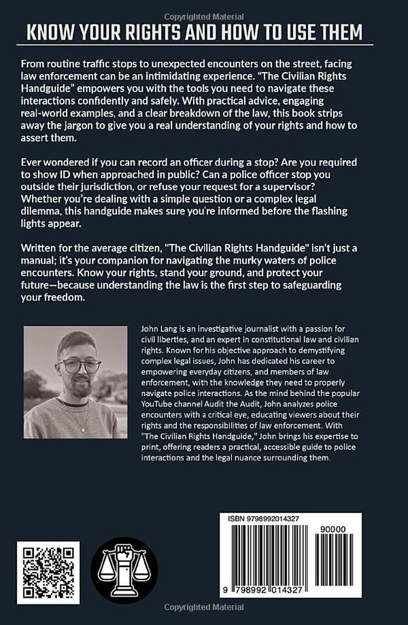 The Civilian Rights Handguide: A Citizen's Guide to Navigating Police Encounters