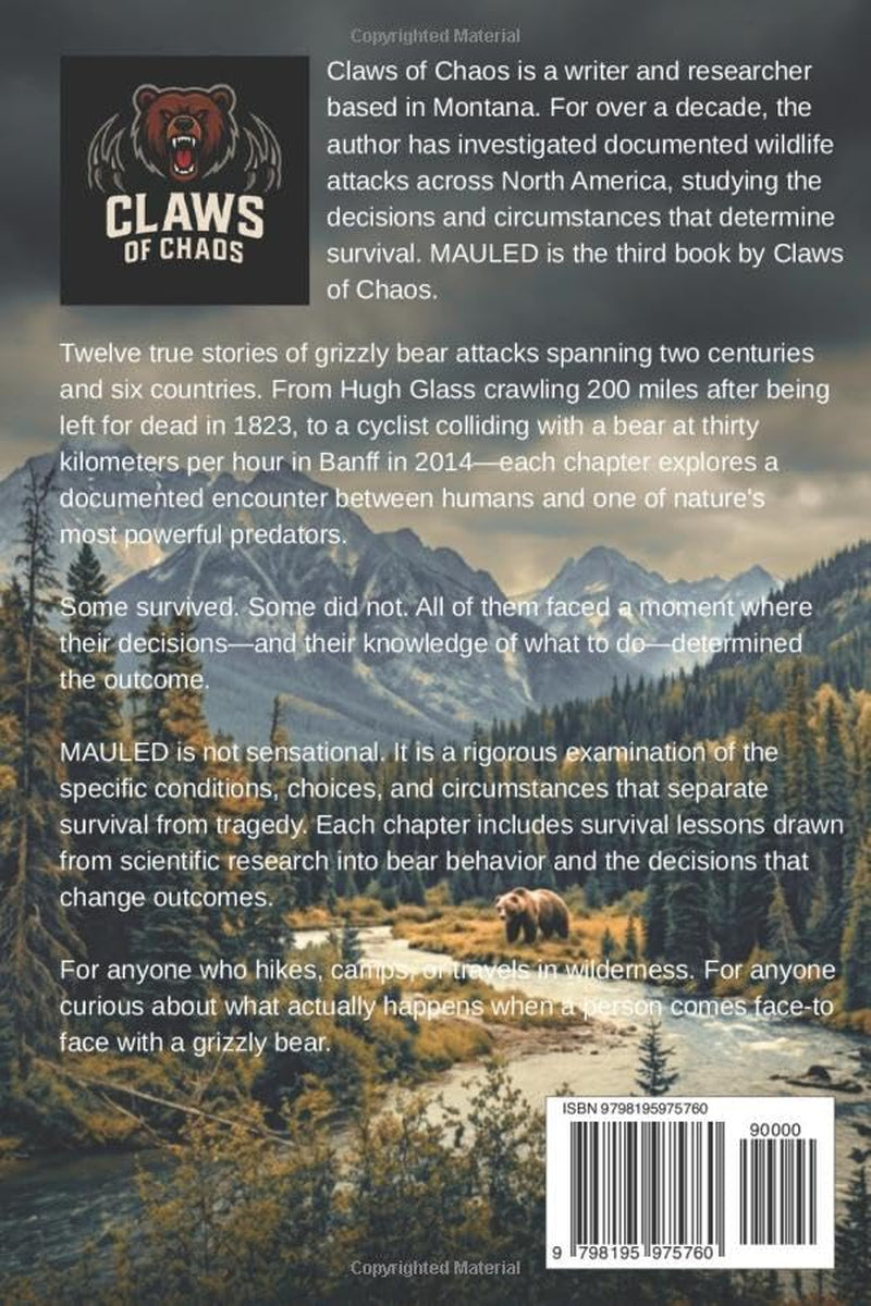 MAULED: True Stories of Bear Attacks and Human Survival