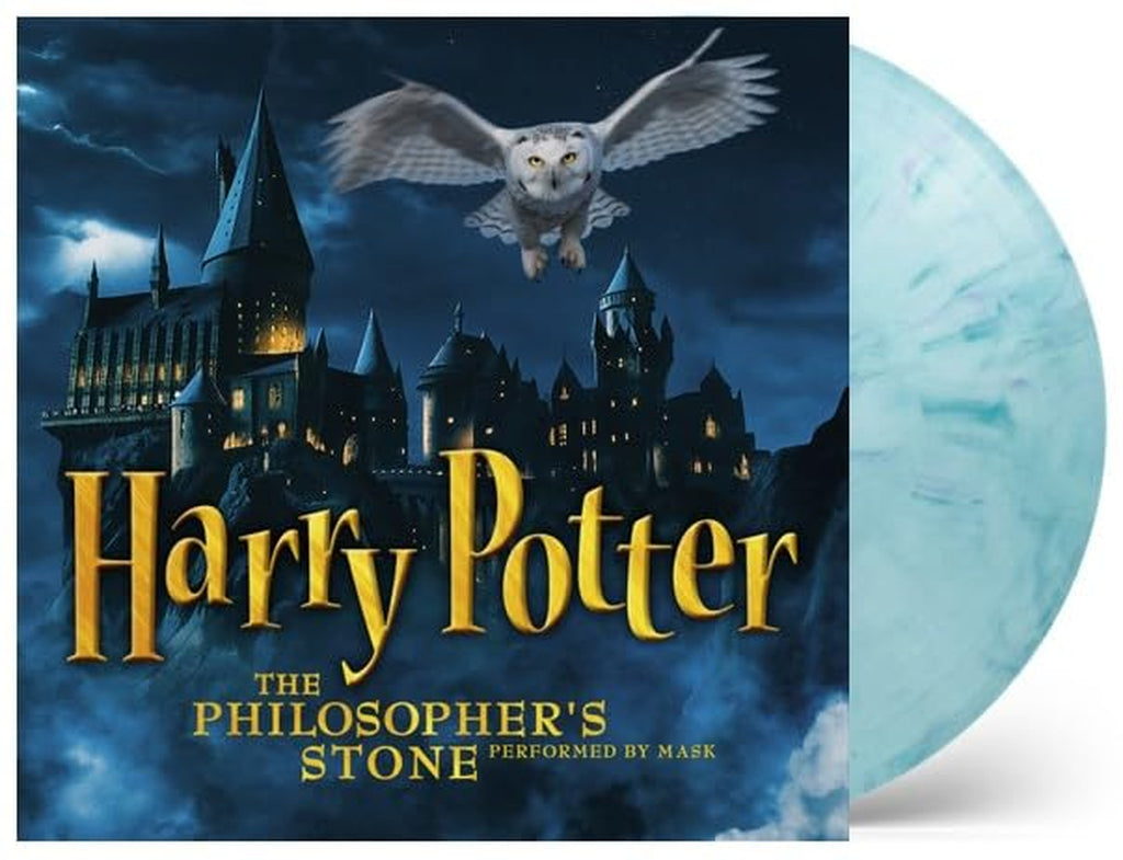 Harry Potter - Sorcerer's Stone / Philosopher's Stone / by Mask Limited Color Edition / White-Blue Marble LР | ONLY 500 Copies Worldwide!