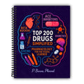 Top 200 Drugs Simplified: Pharmacology Coloring Book & Study Guide: Over 300+ pages of Clinical Pearls, Memory Aids, High-Yield Reviews for Medical, ... Technicians (NCLEX, PTCB, USMLE, NAPLEX)